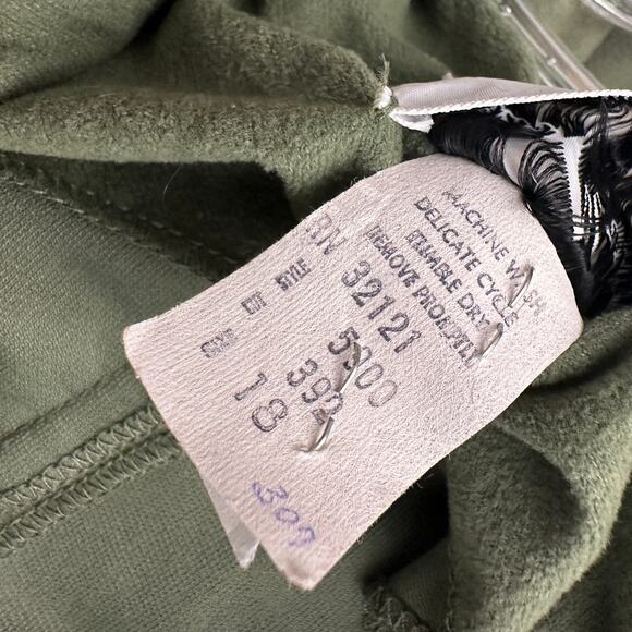 Herman Marcus Womens Jacket Size 18 Vintage Lagenlook Minimalist Olive - Picture 4 of 7